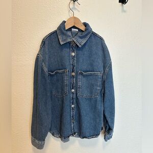 Zara Classic Blue Denim Jacket
